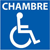 Chambre à mobilité réduite